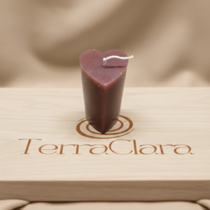 Velón Corazón Color Rojo