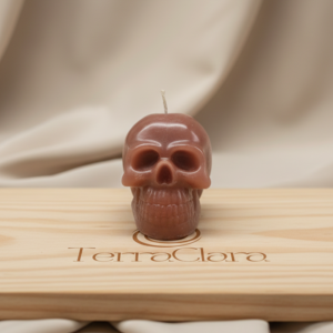 VELA DE CRÁNEO COLOR ROJO