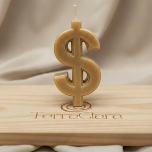 Vela Signo Pesos Color Dorado