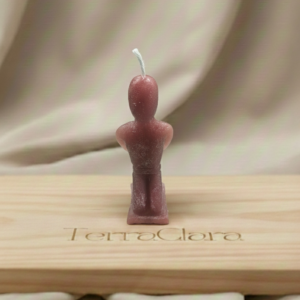 Vela Arrodillado Color Rojo