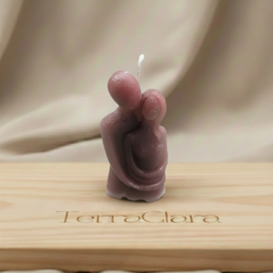 Vela de Pareja Abrazados Color Rojo