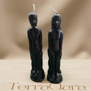 Vela Hombre y Mujer (Pareja) Color Negro