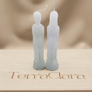 Vela de Hombre y Mujer (Pareja) Color Blanco