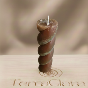 Vela Entorchada Color Rojo