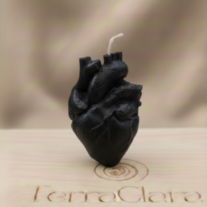 Vela Corazon (Organo) Color  Negro